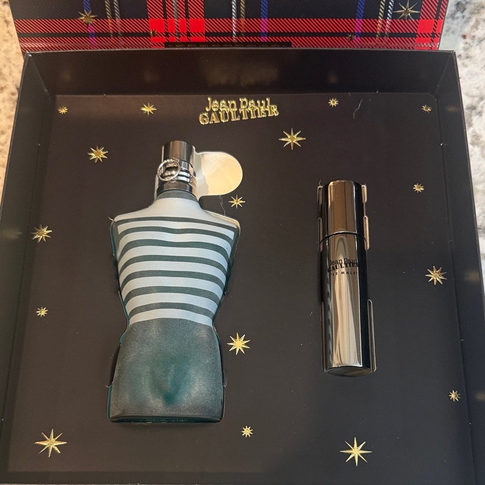 Jean Paul Gaultier Blue and Silver Fragrance Set